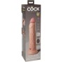 KING COCK - ELITE VIBRADOR DILDO REALÍSTICO E CONTROLE REMOTO DE SILICONE 23 CM