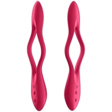 SATISFYER - VIBRATEUR MULTI ELASTIC JOY ROUGE