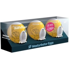 SATISFYER - 3 MASTURBATOR EIER FIERCE