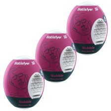 SATISFYER - 3 MASTURBATOR EIER BUBBLE