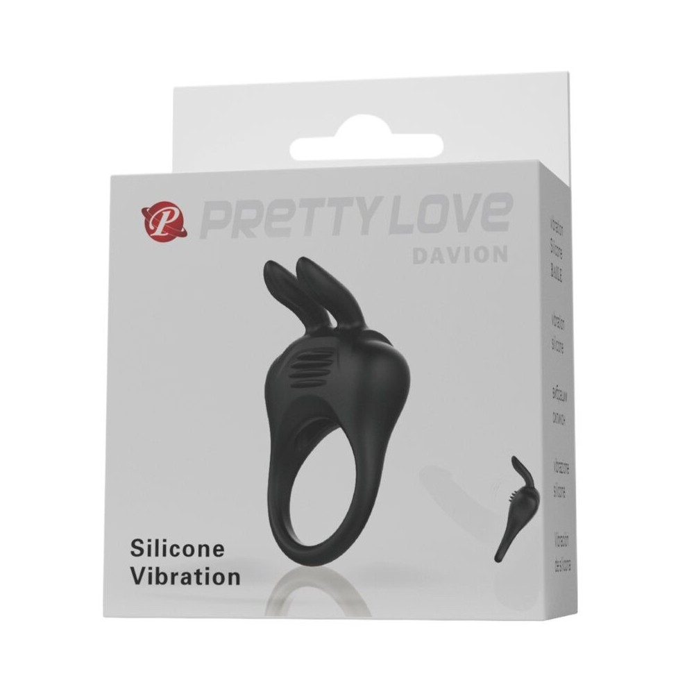 PRETTY LOVE - DAVION RABBIT VIBRATOR RING