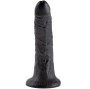 KING COCK - DILDO NERO 17.8 CM