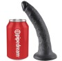 KING COCK - DILDO BLACK 17.8 CM
