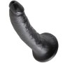 KING COCK - DILDO NERO 17.8 CM