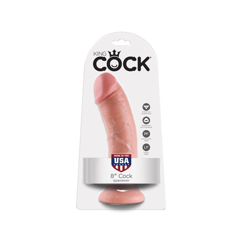 KING COCK - 8 CHAIR DE GODE 20.3 CM