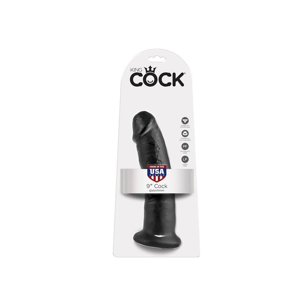 KING COCK - 9 GODE NOIR 22.9 CM
