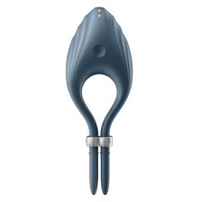 SATISFYER - ANELLO VIBRATORE DUELIST GRIGIO