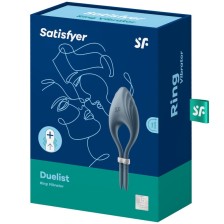 SATISFYER - ANELLO VIBRATORE DUELIST GRIGIO