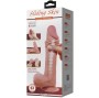 PRETTY LOVE - SÉRIE SLIDING SKIN DILDO REALÍSTICO COM VENTOSA DESLIZANTE PELE MARROM 24 CM