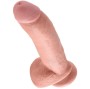 KING COCK - 9 CARNE DE DILDO COM BOLAS 22.9 CM