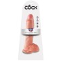 KING COCK - 10 CARNE DE DILDO COM BOLAS 26.5 CM