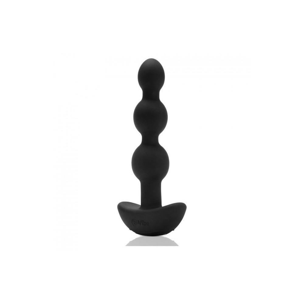 B-VIBE - TRIPLET ANAL REMOTE CONTROL BEADS BLACK