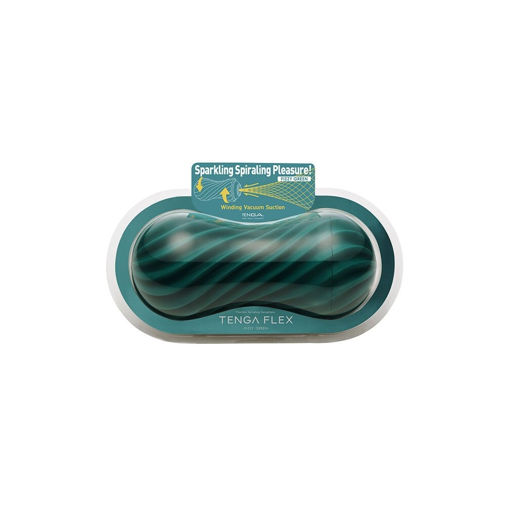 TENGA - MASTURBADOR FLEX FIZZY VERDE