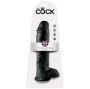 KING COCK - DILDO NERO CON SFERE 28 CM