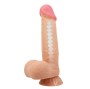 PRETTY LOVE - SLIDING SKIN SERIES REALISTISCHER DILDO MIT GLEITENDEM HAUT-SAUGNAP 21,8 CM