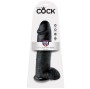 KING COCK - GODE NOIR AVEC BOULES 30.48 CM