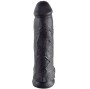 KING COCK - DILDO SCHWARZ MIT EIER 30.48 CM