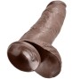 KING COCK - DILDO BROWN WITH BALLS 30.48 CM