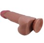 PRETTY LOVE - SÉRIE DESLIZANTE DILDO REALÍSTICO COM VENTOSA DESLIZANTE DE PELE MARROM 21,8 CM