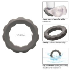 CALEXOTICS - BAGUE ALPHA ERECT GRIS