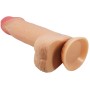 PRETTY LOVE - SLIDING SKIN SERIES REALISTIC DILDO WITH SLIDING SKIN SUCTION CUP 20.6 CM