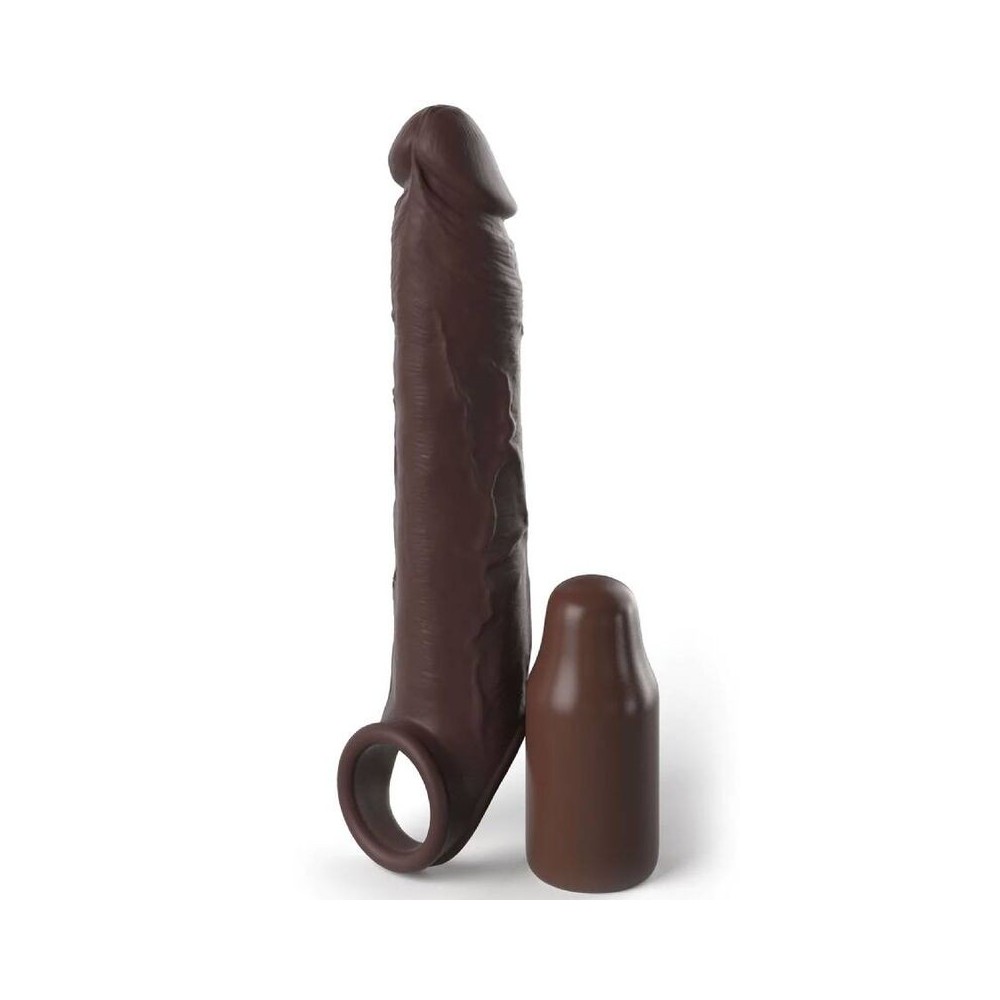 FANTASY X- TENSIONS - PIPEDREAMS EXTENSION W SANGLE 7 POUCES MARRON