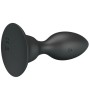 MR PLAY - PLUG ANAL COM CONTROLE REMOTO VIBRAO PRETO