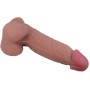 PRETTY LOVE - SÉRIE SLIDING SKIN DILDO REALÍSTICO COM VENTOSA DESLIZANTE DE PELE MARROM 20,6 CM