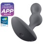 SATISFYER - APLICATIVO DE PLUGUE VIBRATÓRIO DEEP DIVER CINZA