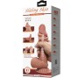 PRETTY LOVE - SLIDING SKIN SERIES REALISTIC DILDO WITH SLIDING BROWN SKIN SUCTION CUP 20.6 CM