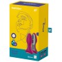 SATISFYER - ROTATOR PLUG 2+ APP VIBRANTE PLUG ROSSO