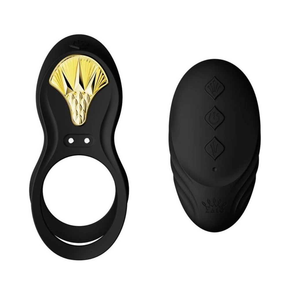 ZALO - BAYEK VIBRATING COUPLES RING BLACK