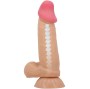 PRETTY LOVE - SLIDING SKIN SERIES REALISTIC DILDO WITH SLIDING SKIN SUCTION CUP 19.4 CM