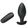 PRETTY LOVE - VIBRATORE RICARICABILE PLUG ANALE REGINA NERO