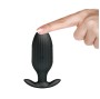 PRETTY LOVE - VIBRATEUR ANAL RECHARGEABLE KELLY PLUG NOIR