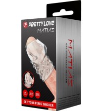 PRETTY LOVE - PÉNIS TRANSPARENT MATIAS PLUS ÉPAIS