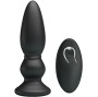 MR PLAY - LEISTUNGSSTARKER VIBRATOR MIT FERNBEDIENUNG, ANALSTECKER, SCHWARZ