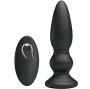 MR PLAY - LEISTUNGSSTARKER VIBRATOR MIT FERNBEDIENUNG, ANALSTECKER, SCHWARZ
