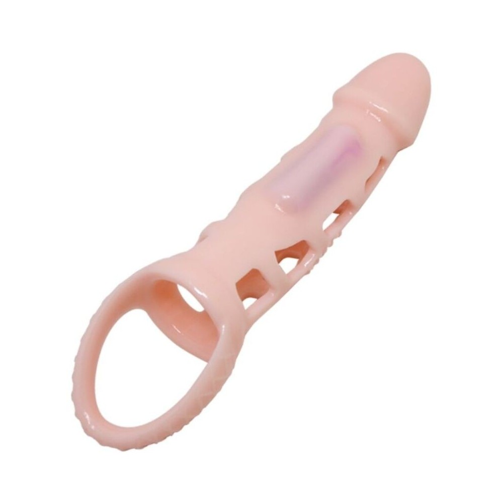 PRETTY LOVE - HARRISON PENIS EXTENDER COVER WITH VIBRATION AND STRAP 13.5 CM