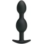 PRETTY LOVE - BOLAS ANAIS DE SILICONE 12.5 CM PRETAS