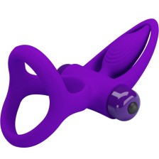 PRETTY LOVE - VIBRATOR RING 10 VIBRATIONS VIOLET SILICONE