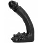 ALL BLACK - DILDO REALISTIC 19 CM