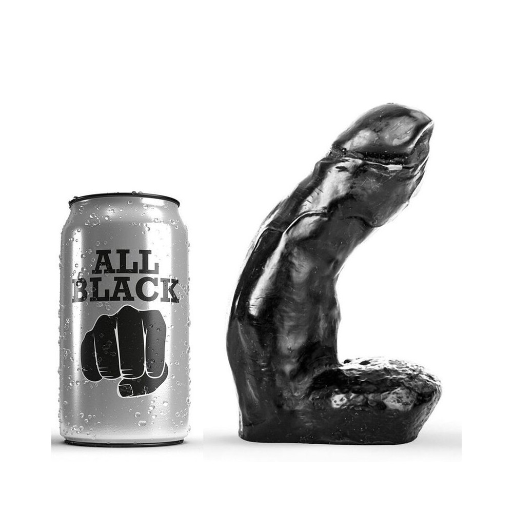 ALL BLACK - DILDO REALISTICO 15 CM