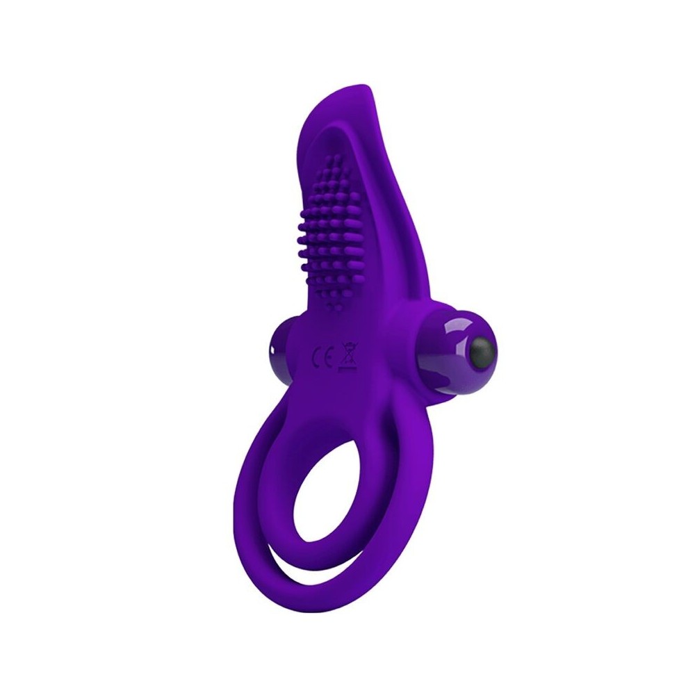 PRETTY LOVE - PURPLE VIBRATING PENIS RING