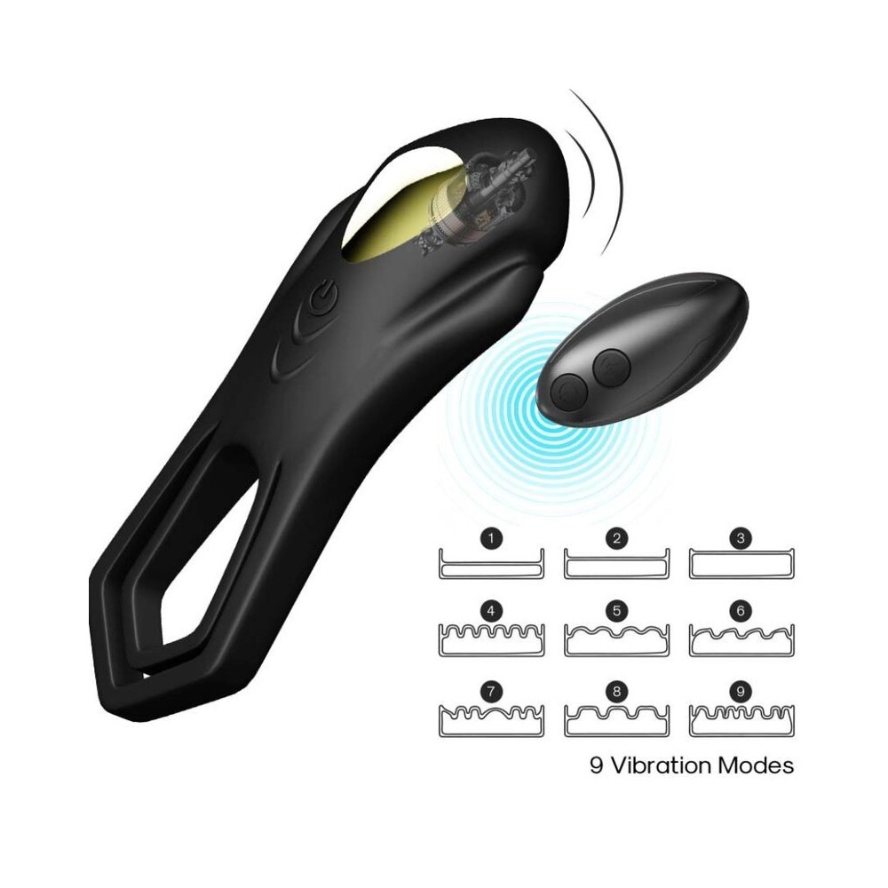 ARMONY - ROADSTER VIBRATOR DOPPELRING-FERNBEDIENUNG SCHWARZ