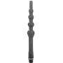 ALL BLACK - BEADED SHOWER ANAL SILICONE 27 CM