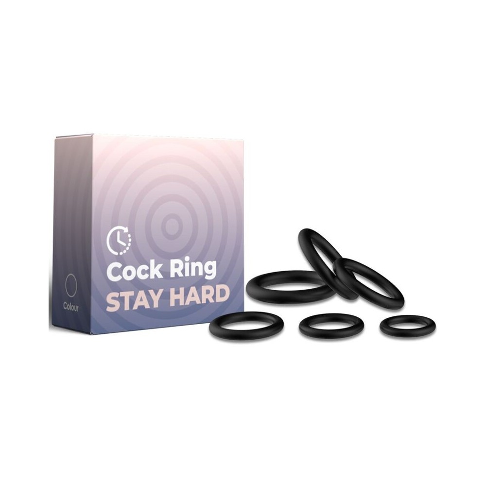 ARMONY - RINGS SILICONE BLACK