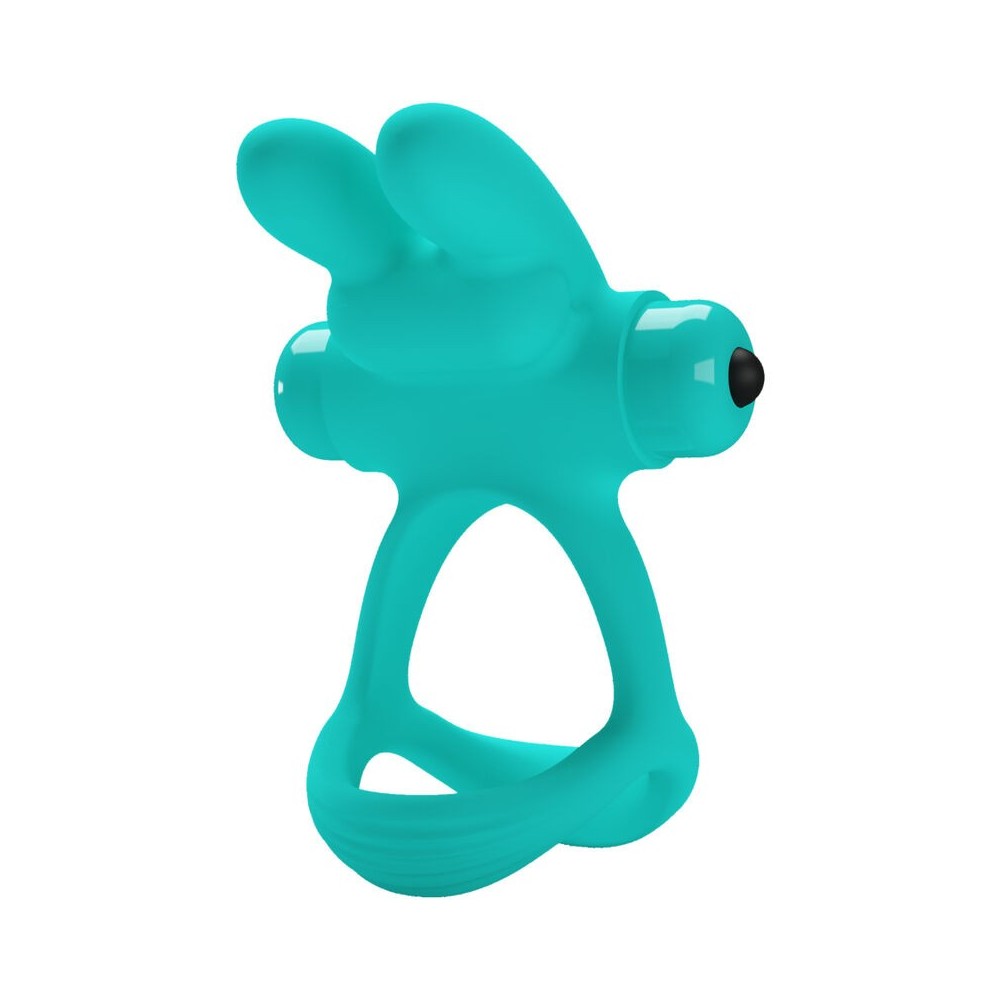 PRETTY LOVE - DANTE GREEN RABBIT VIBRATOR RING