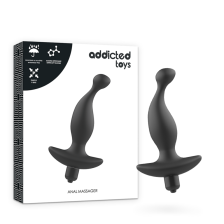 ADDICTED TOYS - ANAL MASSAGER WITH BLACK VIBRATIONMODEL 0