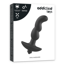 ADDICTED TOYS - ANAL MASSAGER WITH BLACK VIBRATION MODEL 1